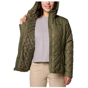 Columbia Copper Crest II Hooded Green Faux Fur Lined Ski Jacket Plus 2X NWT